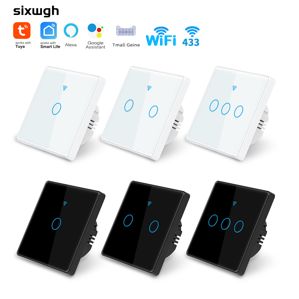 WiFi RF433 Touch Wall Switch