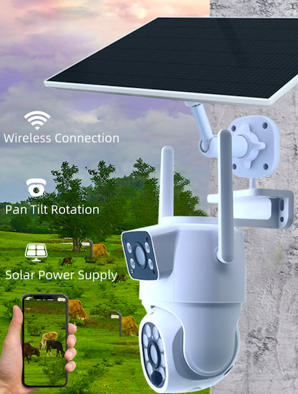 MS-P169 4MP Battery Solar-Powered WiF IP Camera